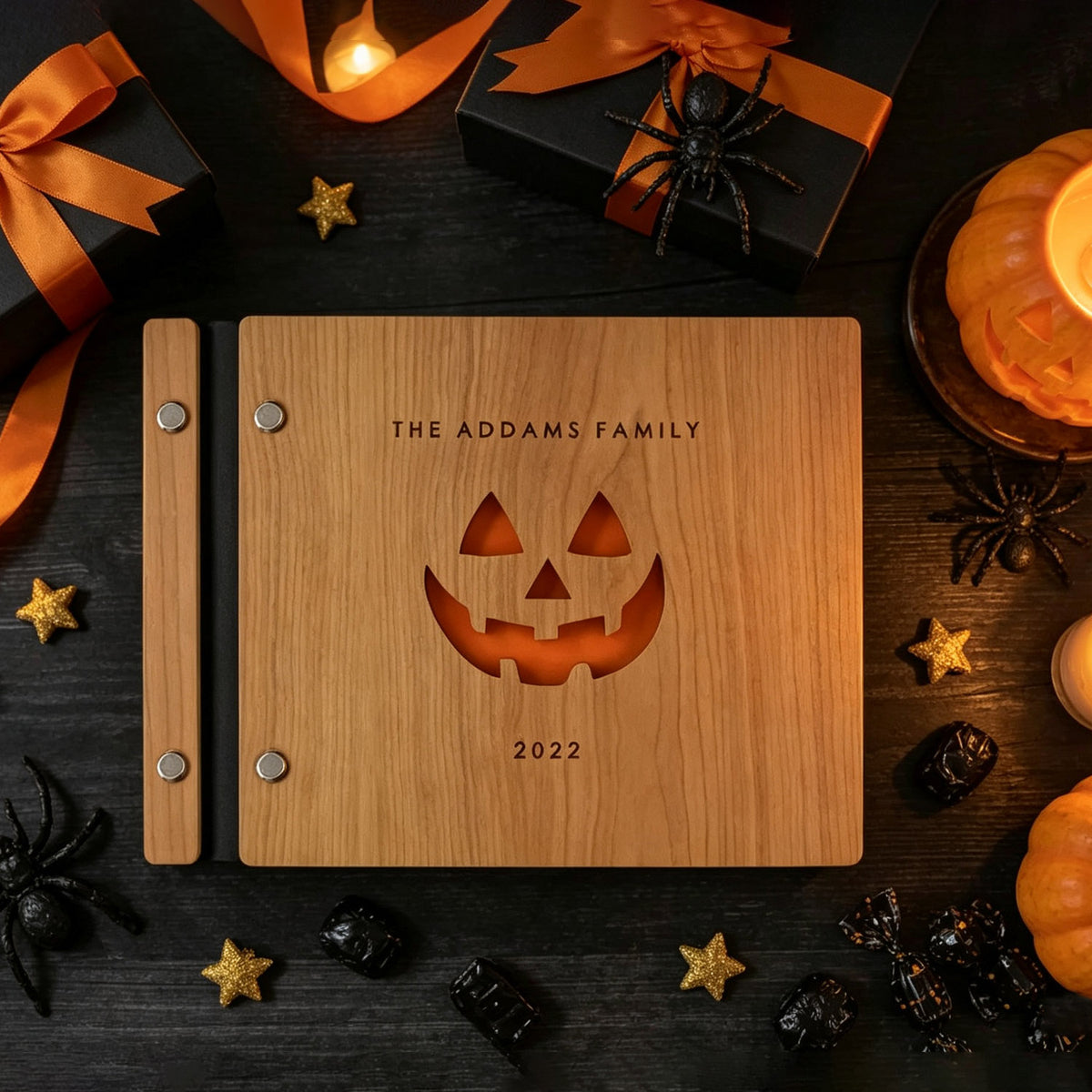 Halloween Memory Book, Scrapbook, Family Photo Album