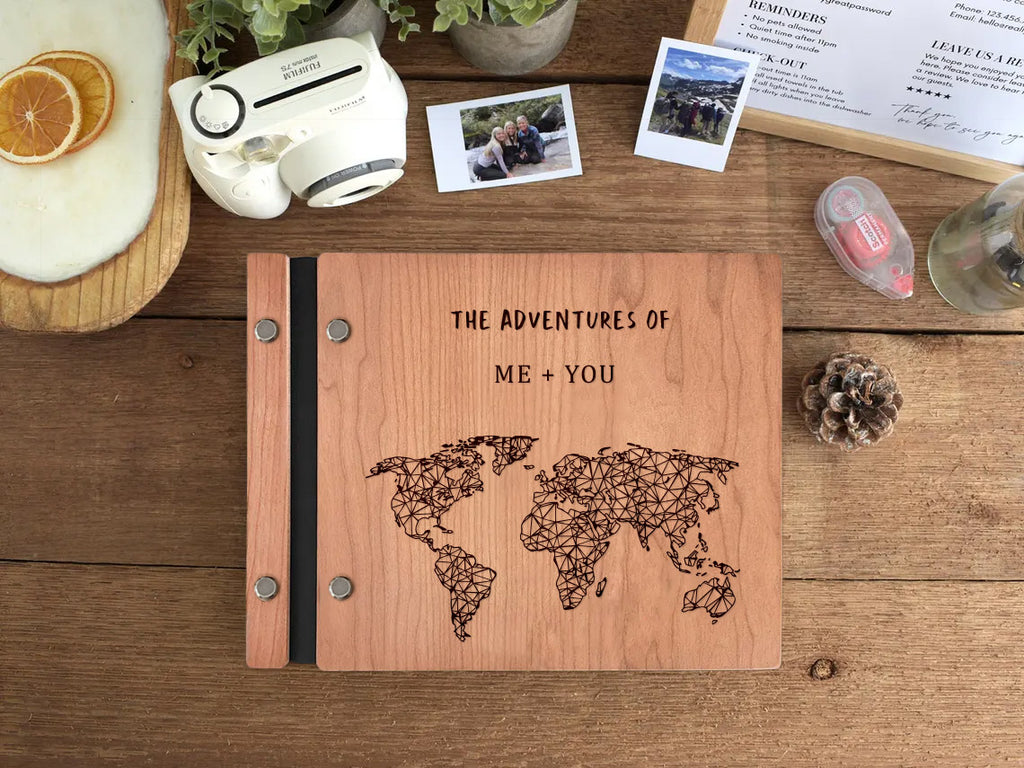 Adventure Book Scrapbook Couples Gift for Boyfriend, Anniversary Gifts Couples, Personalized Gift, Valentines Day Gift for Him