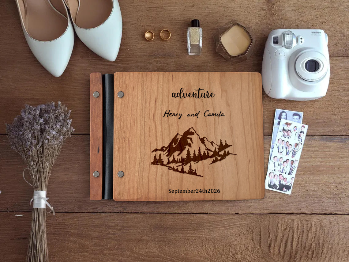 Adventure Book Scrapbook valentines Scrapbook Gift for him and her Adventure Album valentines gift