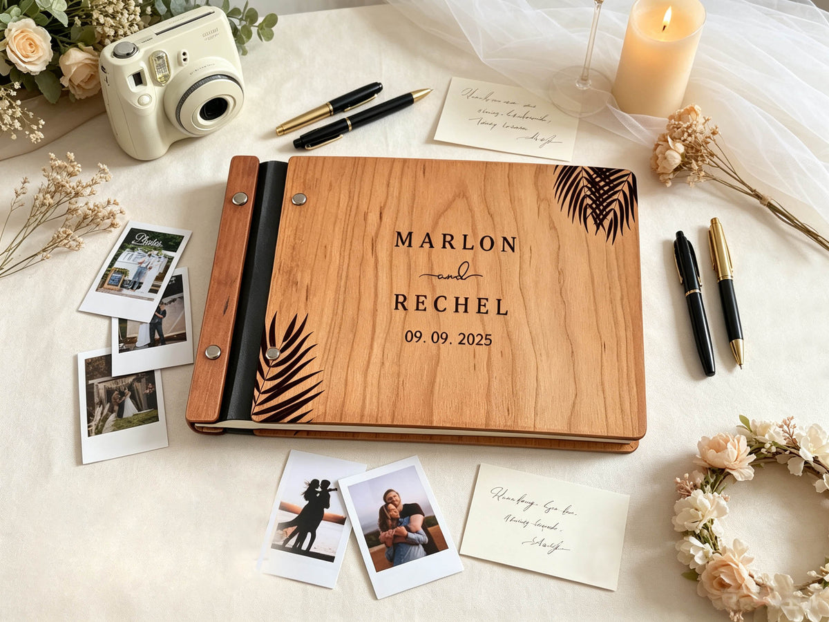 Christmas photo album, holiday scrapbook, gift for her, Christmas family photo album, personalized holiday photo album